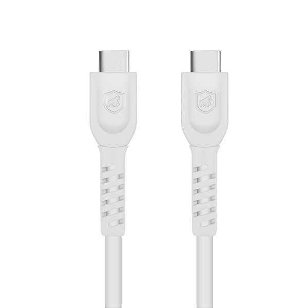 Cabo Dual Shock Branco Type-C/Type-C 1,2m
