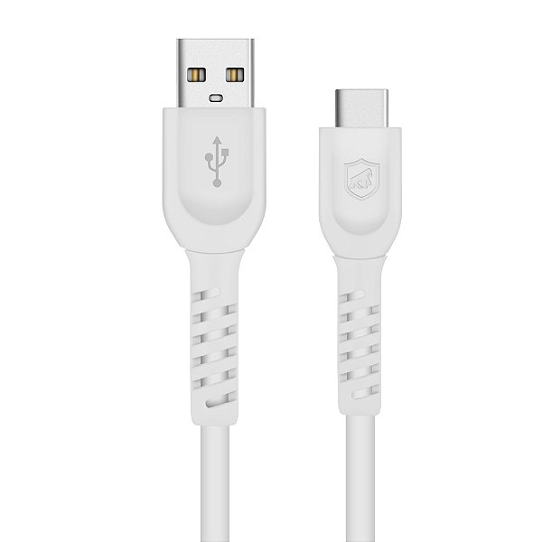 Cabo Dual Shock - BRANCO - Tipo C / USB-A - 1,2m
