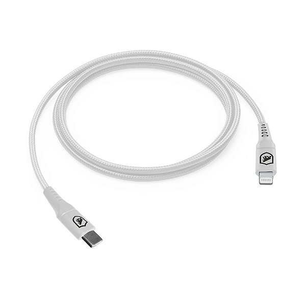 Cabo Survivor - BRANCO - Lightning / Type C - 1,5m