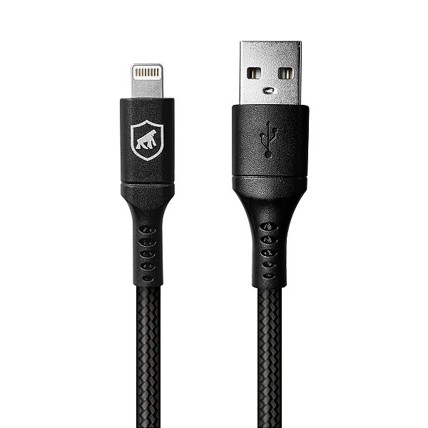 Cabo Survivor GShield Lightning USB-A preto 1,5m
